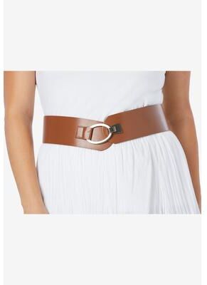 Women's Contour Belt by Accessories For All in Saddle (Size 18/20)