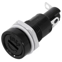 EUROLITE Sicherungshalter mit Gewinde + Mutter
