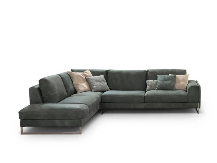 moebeloutlet.de Ecksofa Moebel Outlet.de Ecksofa – Modernes Ledersofa mit 2 Jahren Garantie