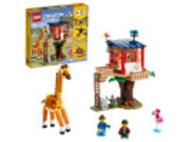 Lego Creator 31116 - 3-in-1 Safari-Baumhaus - Katamaran - Flugzeug (397 Steine)