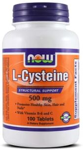 Now Foods L-Cysteine 500mg 100 Tabs