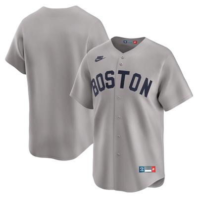 Baseballtrikot NIKE "Nike Trikot Boston Red Sox Nike MLB Limited Cooperstown", Herren, Gr. XL, grau, 100% Polyester, Trikots Baseballtrikot