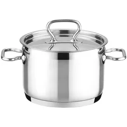 Tescoma Topf HOME PROFI mit Deckel ø 20 cm, 4,0 l, Pfanne + Kochtopf, Silber