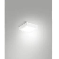 Fabas Luce LED Außendeckenleuchte GIAN, 12W, 3000K, 1344lm, IK07, IP54, weiß FAB-6577-61-254