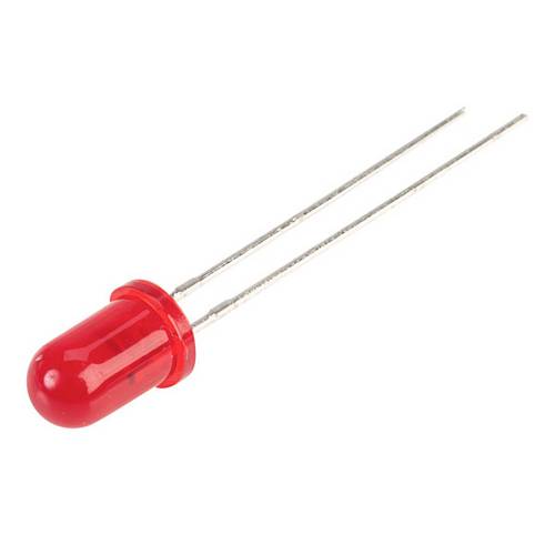 Kingbright LED bedrahtet Rot Rund 5mm 30 mcd 30° 13mA 5V