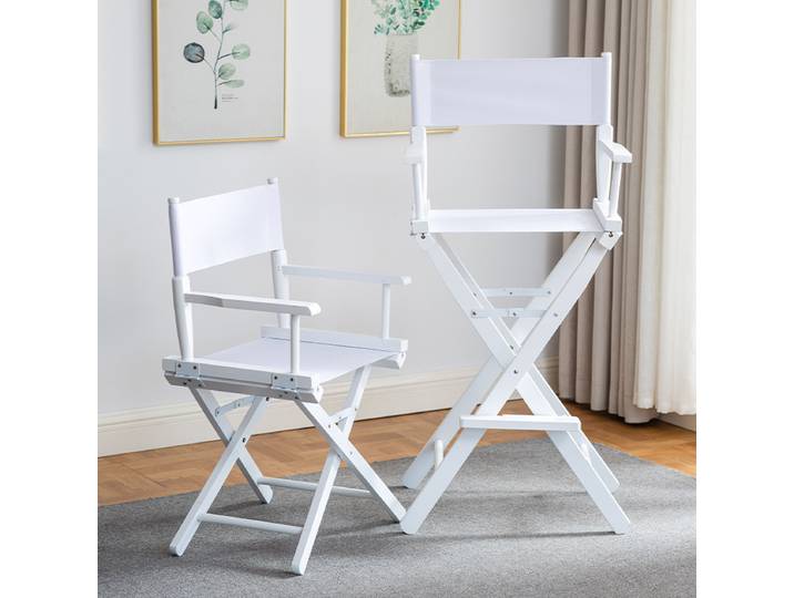 Chaise de directeur Beech, chaise pliante portable en bois massif, chaise de loisirs d'extérieur, chaise de maquillage, chaise de croquis d'extérieur, chaise de bar, chaise de pêche