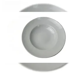 Table Top Waves Weißer tiefer Teller 22,5 cm