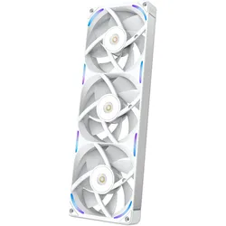 NZXT F360X Performance RGB White (120 mm, 3x), PC Lüfter, Weiss