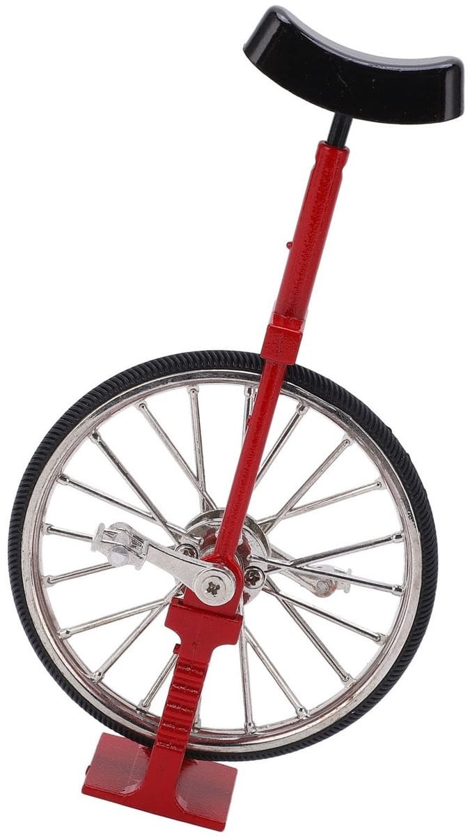 Dailygoods Mini Eenwieler Decoratie Model van Hoogwaardige Legering voor op Tafel
