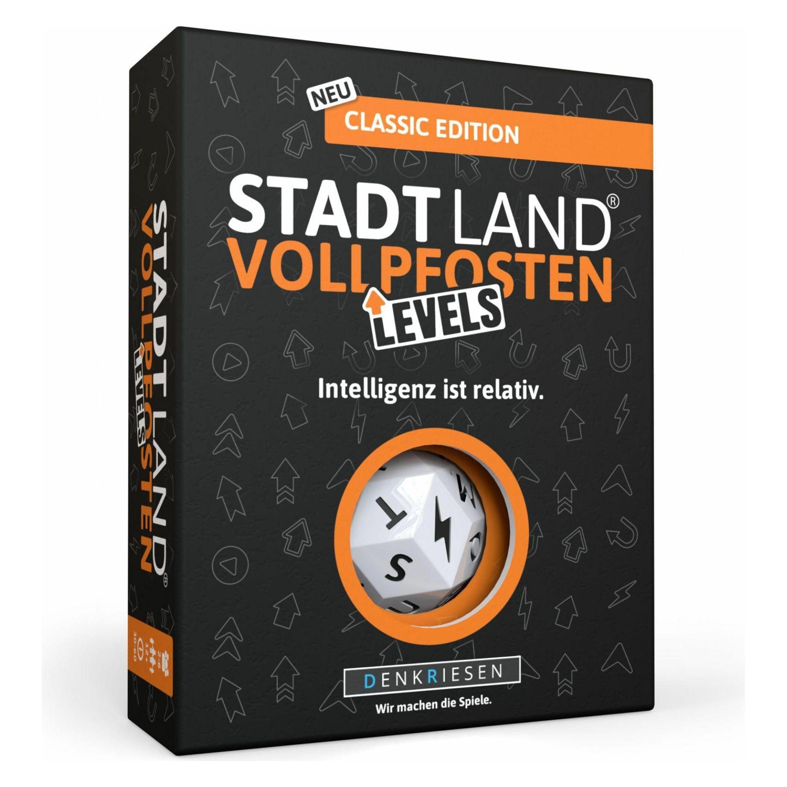 Denkriesen Stadt Land Vollpfosten - Levels Classic Edition (d) (Deutsch, 2 - 6 Spieler) (102205)