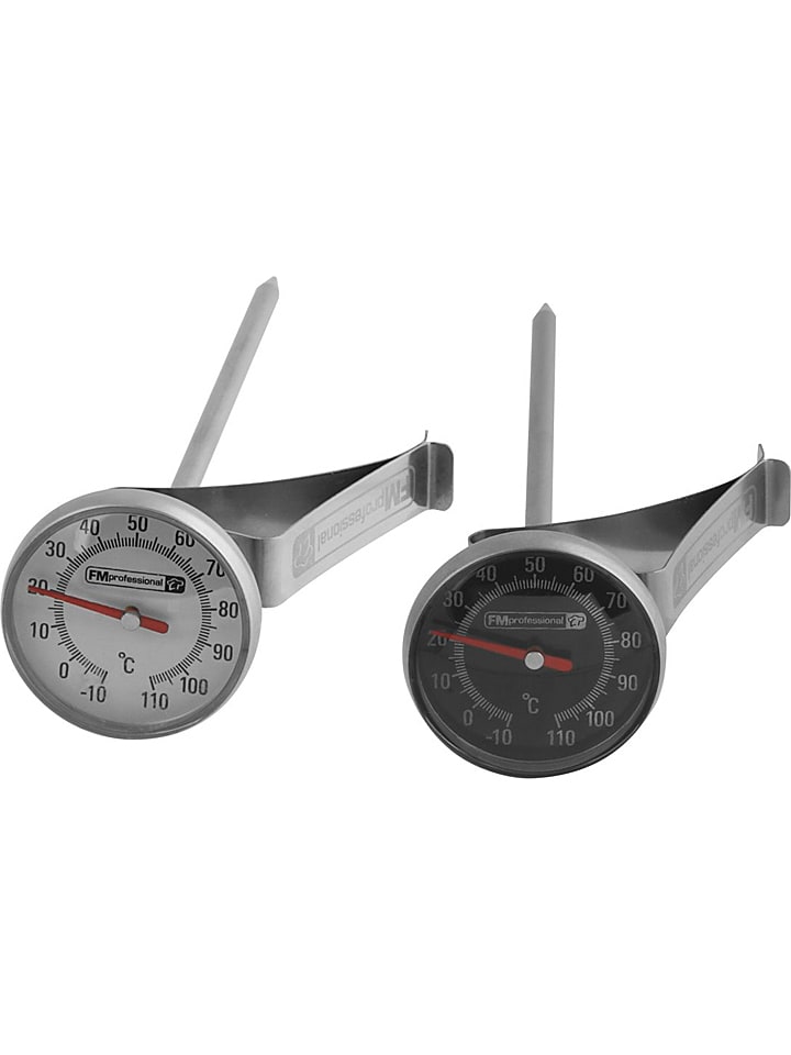 FM Professional 2er-Set: Getränkethermometer in Silber - onesize