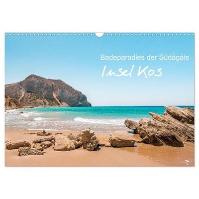 Insel Kos - Badeparadies der Südägäis (Wandkalender 2027 DIN A3 quer), CALVENDO Monatskalender