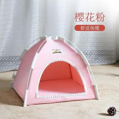 Uplifted Finds Sanctuary Nook Foldable Pet Tent winter Pink l