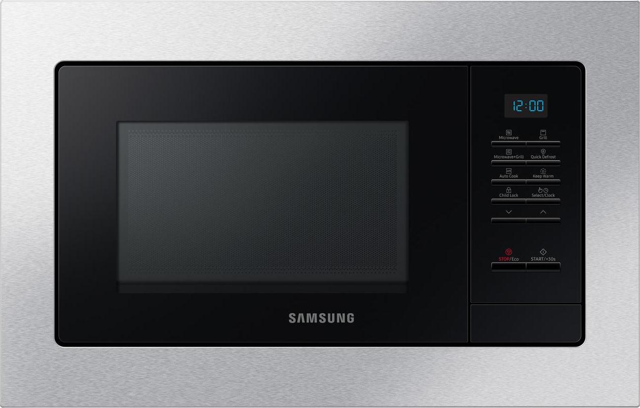 Samsung MG20A7013CT/ET, Integriert, Grill-Mikrowelle, 20 l, 850 W, Eingebautes Display, LED