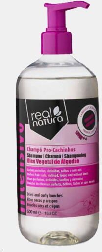 REAL NATURA COSMETICS CHAMPO INTENSIVO PRO CACHINHOS 500ml