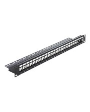 DeLOCK Keystone Patch Panel Schwarz (43277)