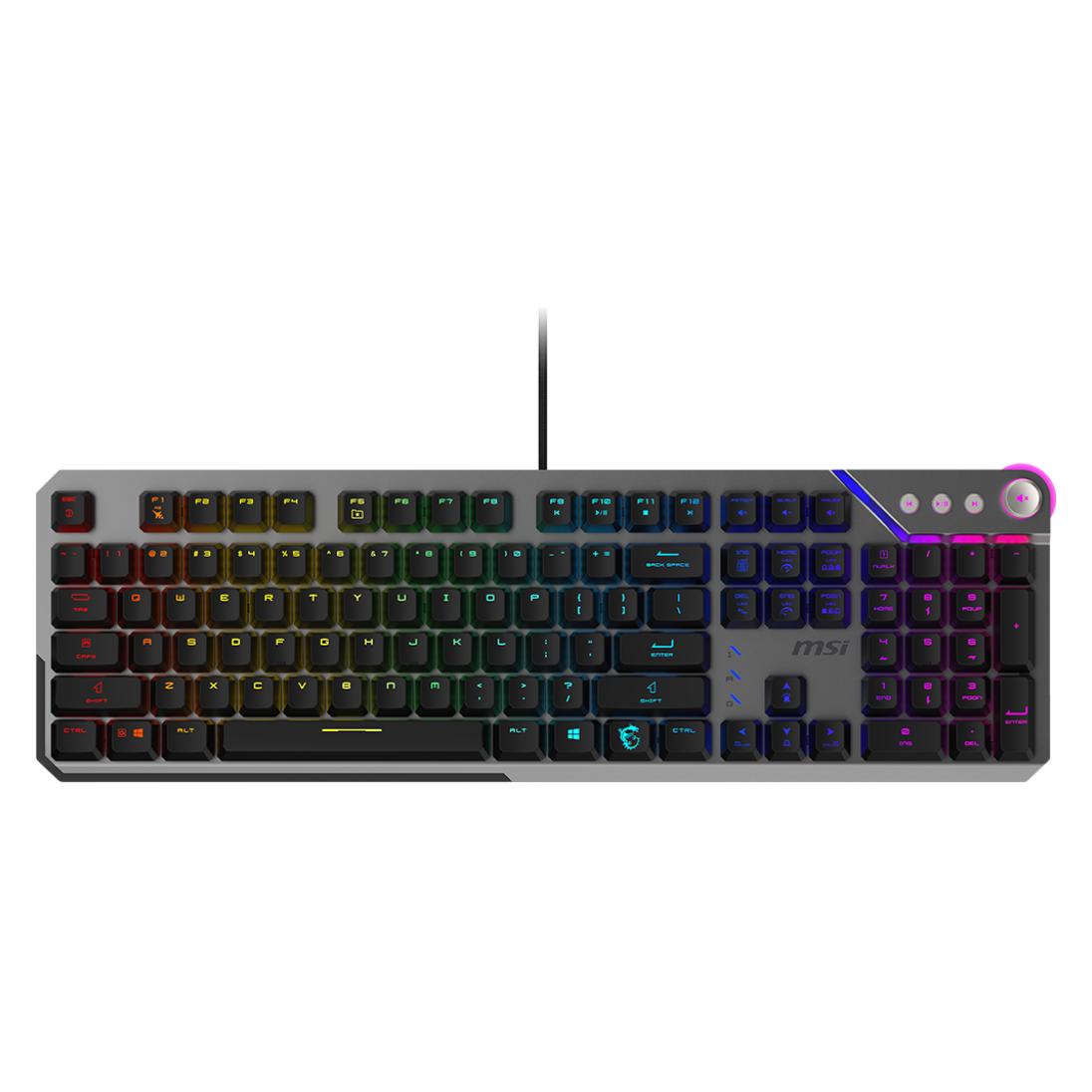 MSI STRIKE 600 V2 Silent DE Keyboard, verkabelt (DE, Kabelgebunden) (S11-04DE256-CLA)