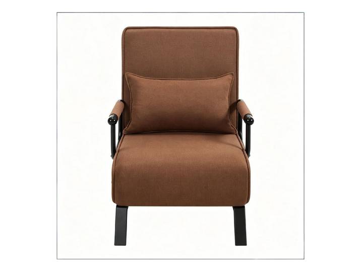 Welltin Klappstuhl Klappstuhl mit Bettfunktion, Geräumiger Cabriolet Schlafstuhl, Multifunktions Sofa, verstellbare Rückenlehne, bis 150 kg belastbar