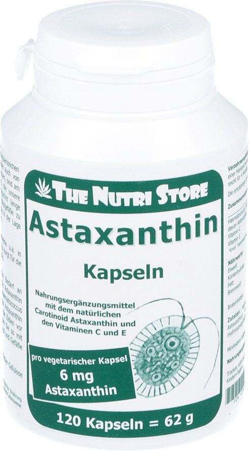 Astaxanthin 6 mg vegetarische Kapseln 120stk