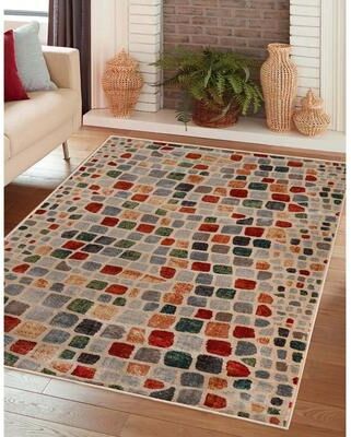 Superior Dexter Geometric Cobblestone Indoor Area Rug