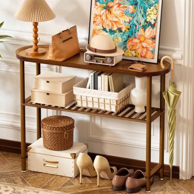 No "Farmhouse Entryway Table Bamboo - 11.8""D x 39.4""W x 29.5""H"
