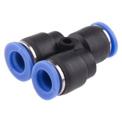 RS PRO Equal Y Fitting, 8 mm (Rohrverschraubung) (9160912)