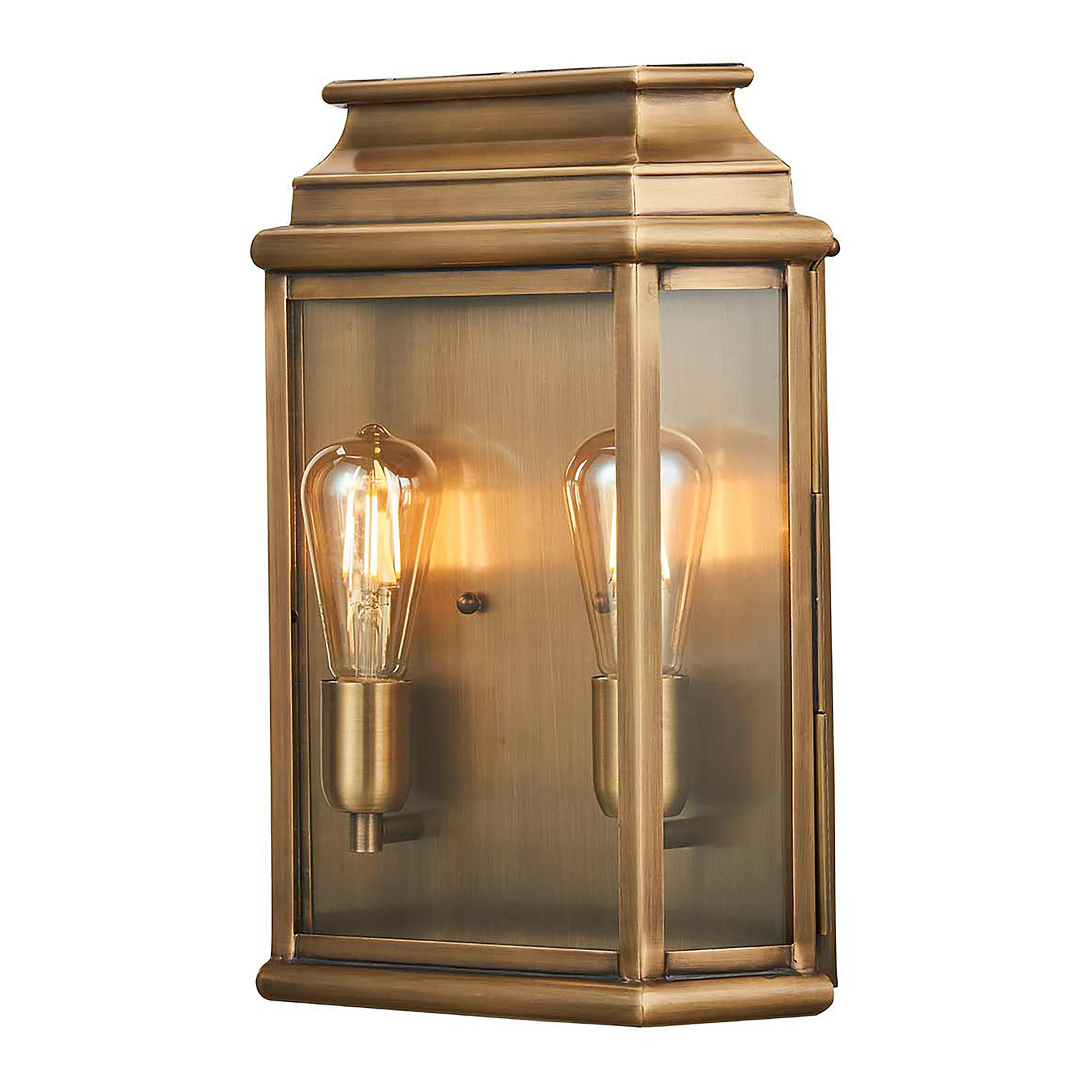 home24 Wandlamp St Martin type B messing/messing B: 30 x 41 x 10 cm