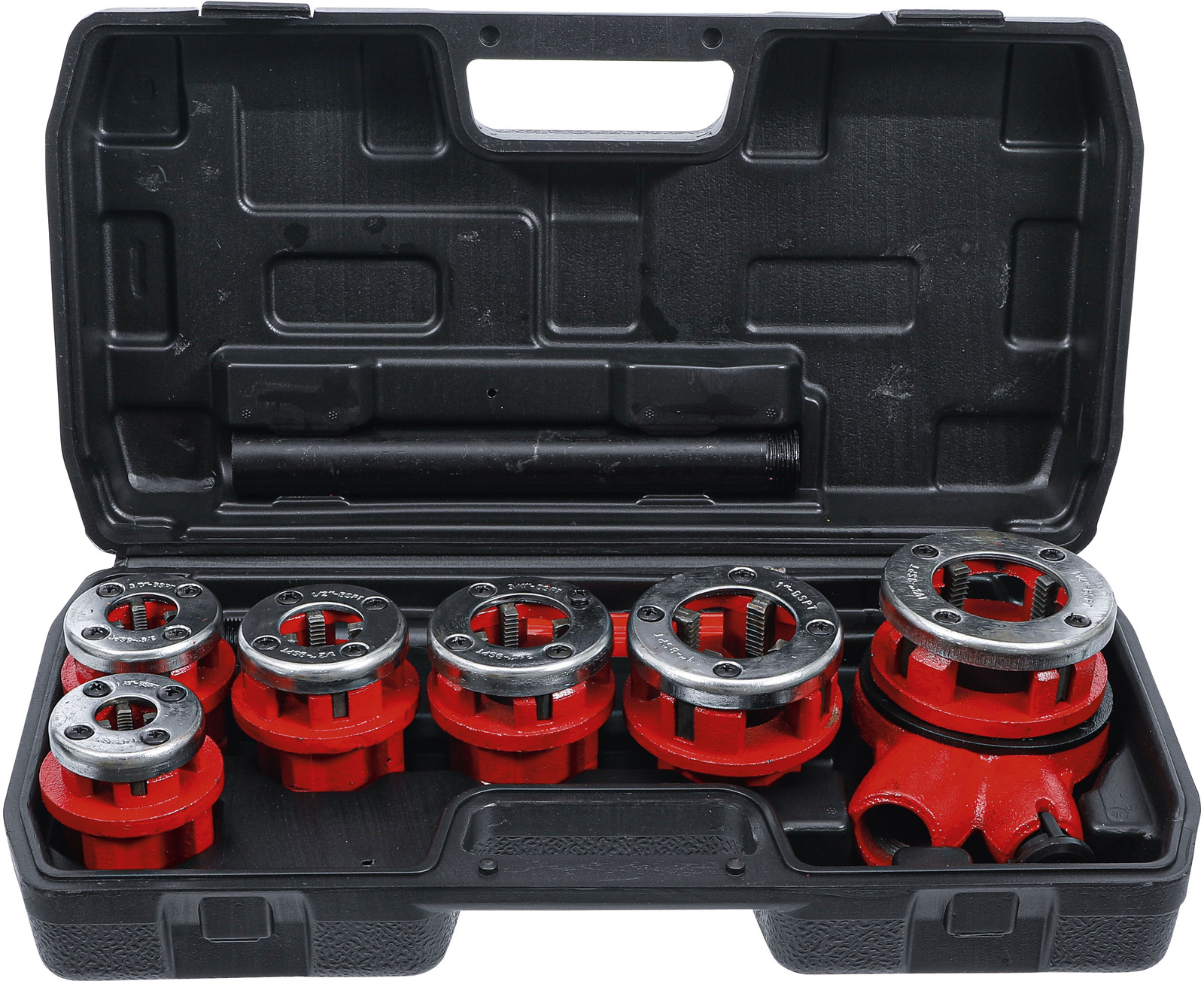 Kraftmann 8-delige set schroefdraadverwijderaars 1/4" - 1 1/4"