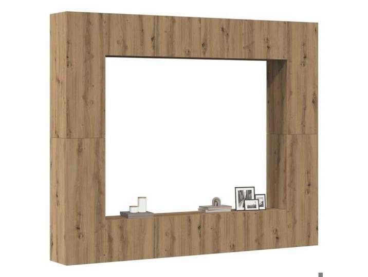 Maison Exclusive - Ensemble de meuble TV mural 8 pcs chêne artisanal
