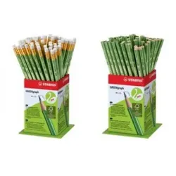 STABILO Bleistift GREENgraph, Härte: HB, Display mit 60 Stück