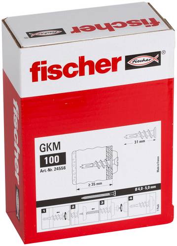 Fischer 24556 GKM Gipskartondübel 31mm 100St.