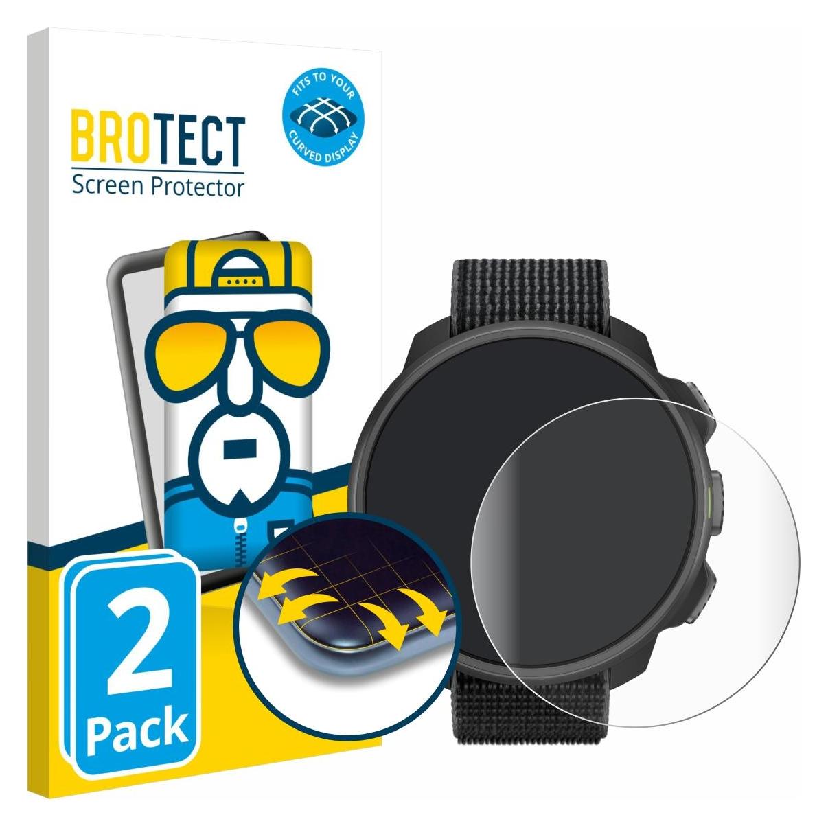 Brotect Fullscreen für Suunto Nautic S Schutzfolie Displayschutz Folie Klar Transparent (5162553)