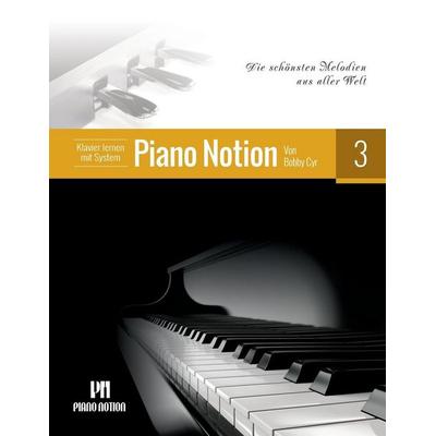 Klavier lernen mit System Piano Notion Buch Drei -