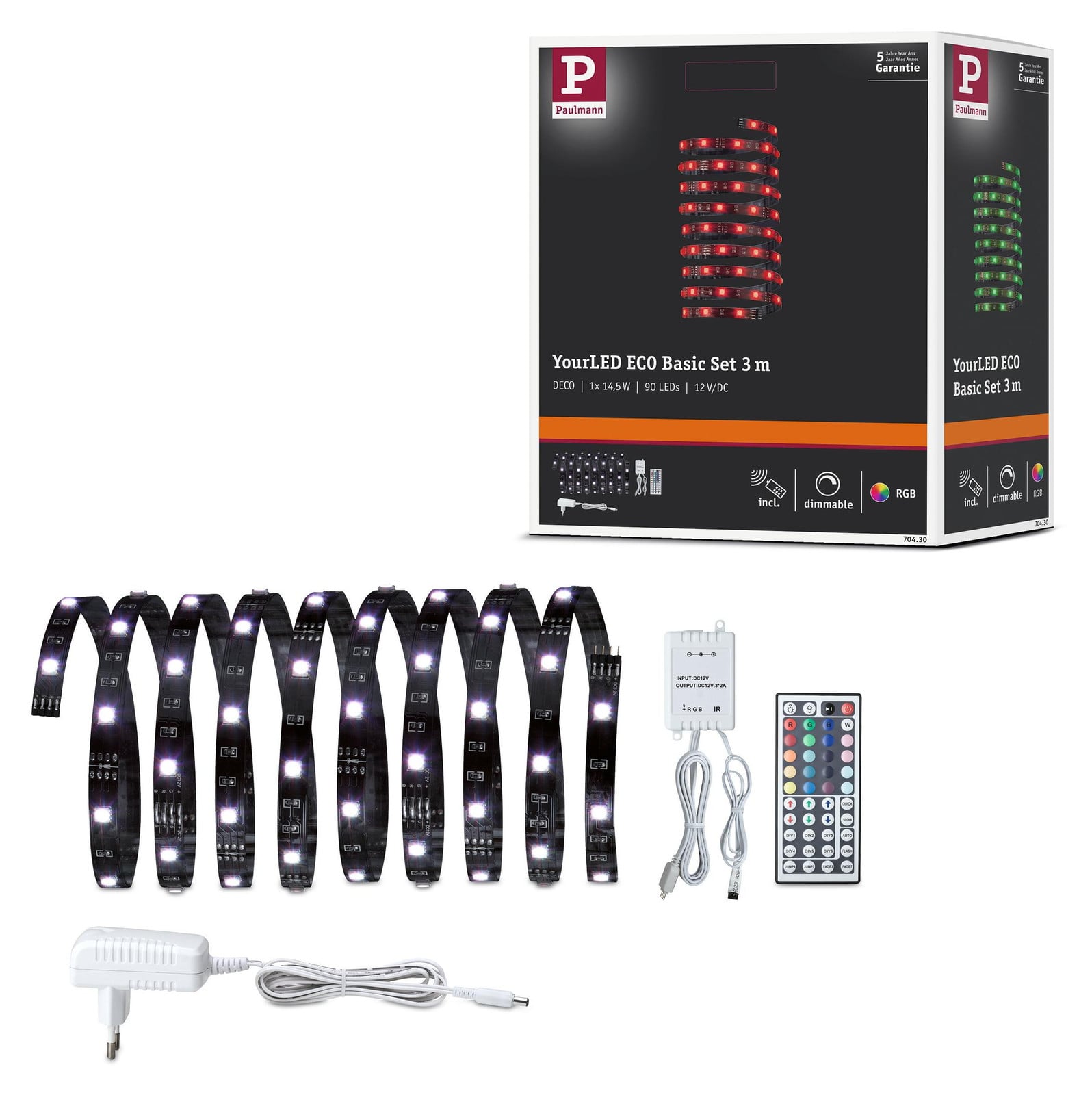 Paulmann YourLED ECO LED-strip RGB basisset