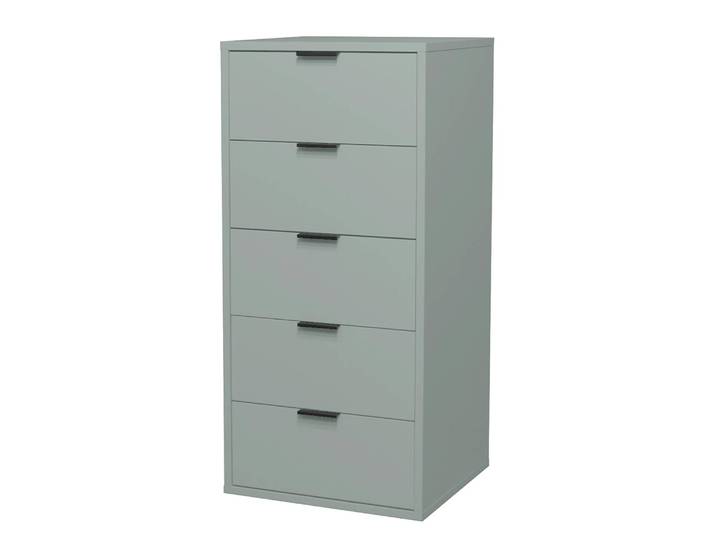 Kommode V 51 x 108 x 45cm Grün/Grau/Mintgrau