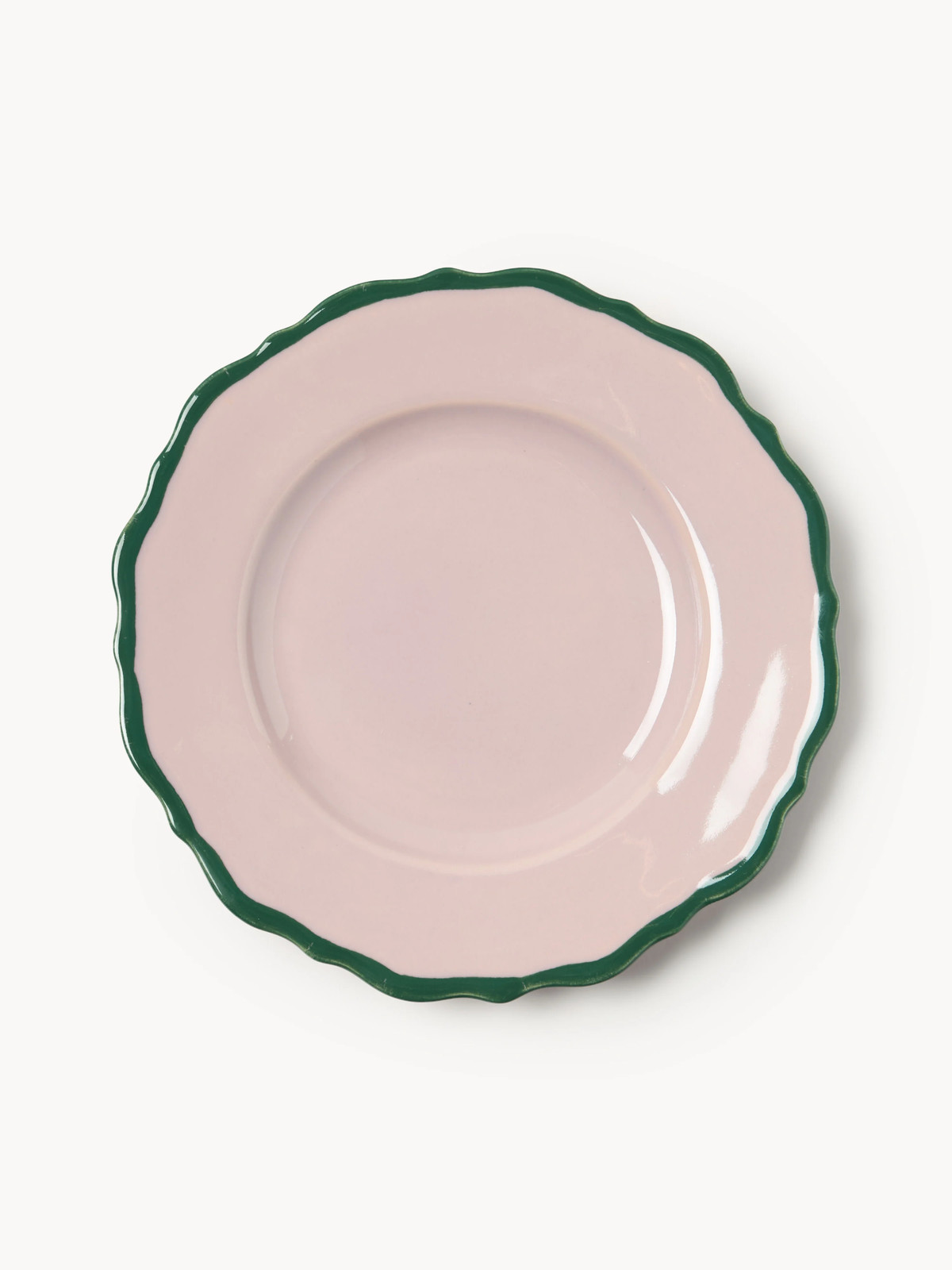 Westwing Collection Ontbijtborden Crumble, 4 stuks, Lavendel