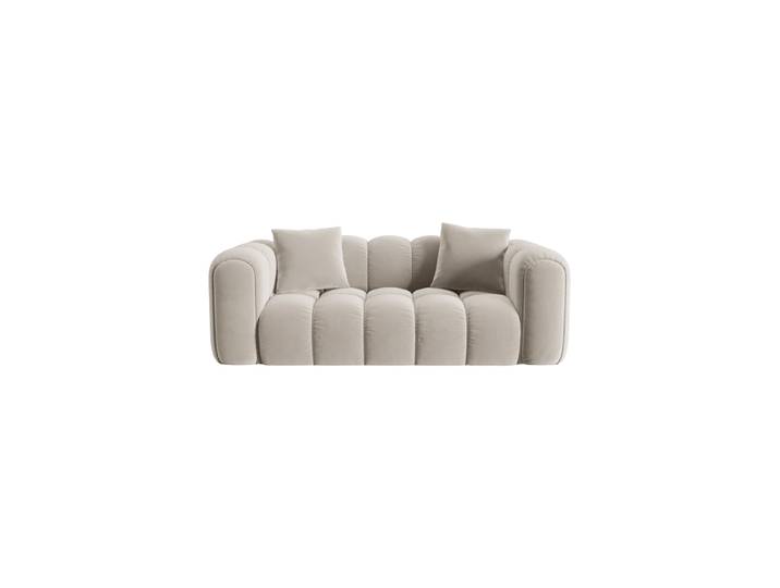 2-Sitzer Design Sofa „Clotilde“ Samt Ecru CXL by Christian Lacroix