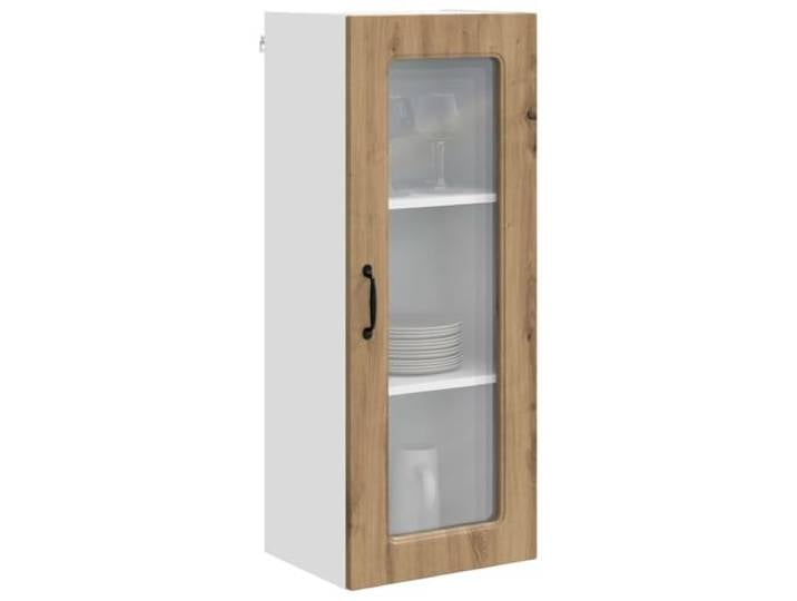 KTHLBRH Küchenschrank 40 x 31 x 100 cm Eiche handwerklich Sperrholz, 3 Einlegeböden, 1 Tür, 60 kg Kapazität, Montage erforderlich