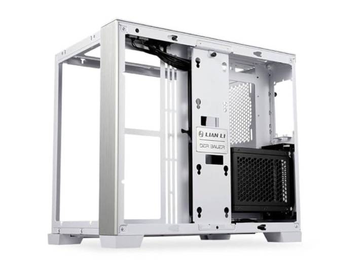 Lian Li O11D S O11 Dynamic Mini Snow Edition, behuizing wit zijvenster, Mini PC-behuizing