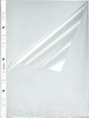 Herlitz Prospekthülle A4 PP Standard 100St genarbt oben + se