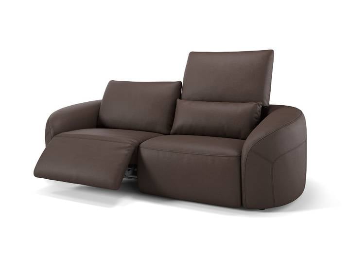 Design Ledersofa ST. MORITZ 3-Sitzer Ledercouch