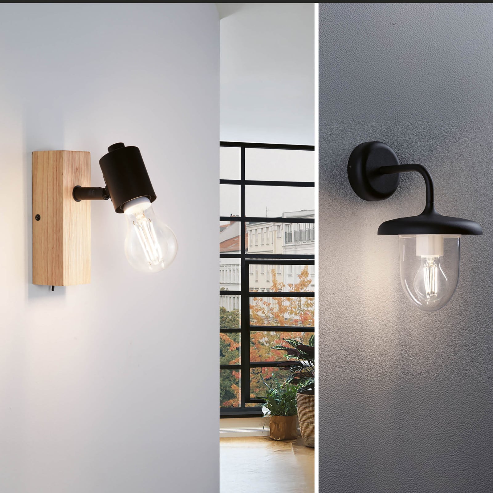 home24 LED-lichtbron Motion & Daylight transparant Ø 6cm