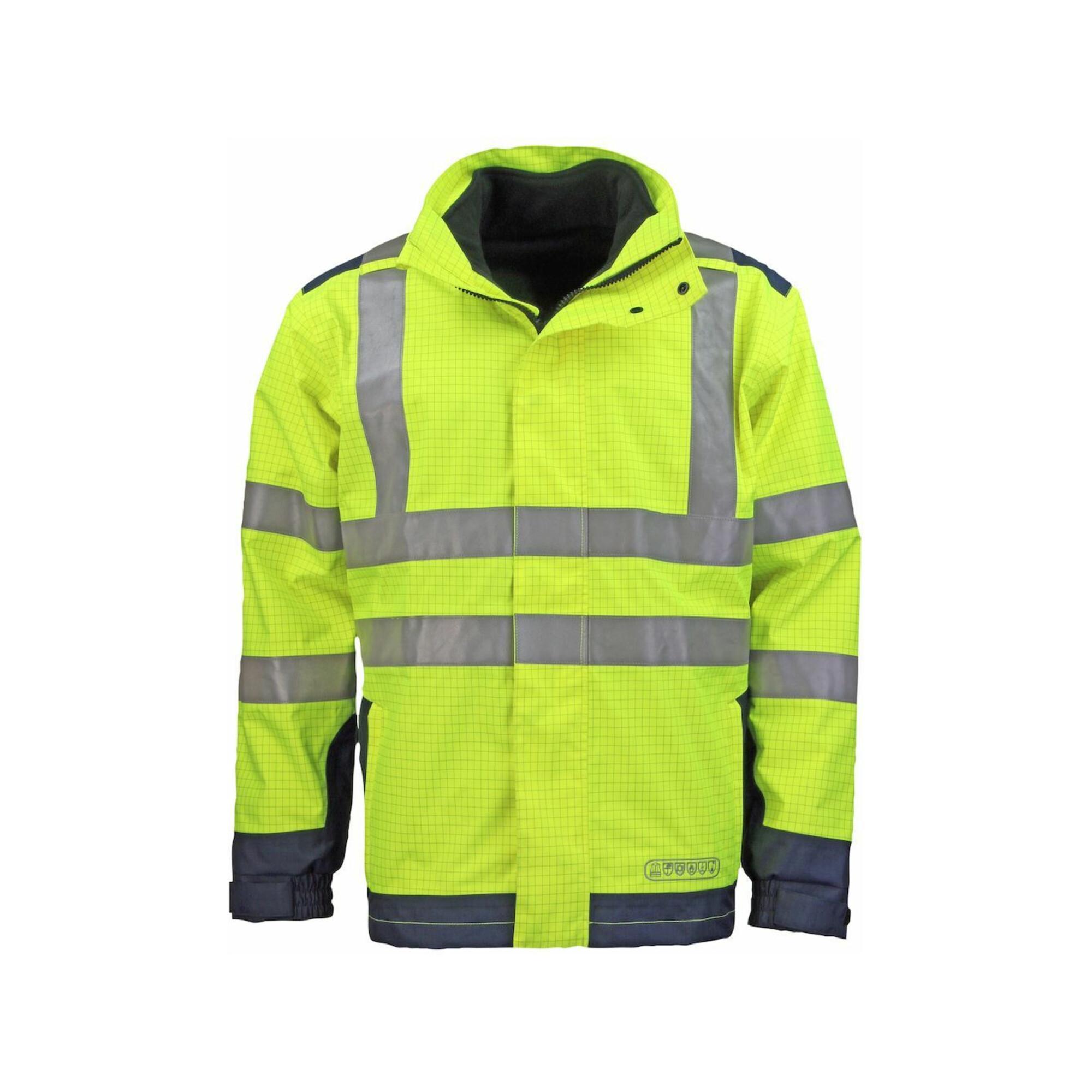 Wetter-,Flamm- u.Warnschutzjacke Gr.XXL gelb/blau ASATEX (3850G/XXL)