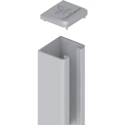 TraumGarten System U-Montageprofil-1920-silber