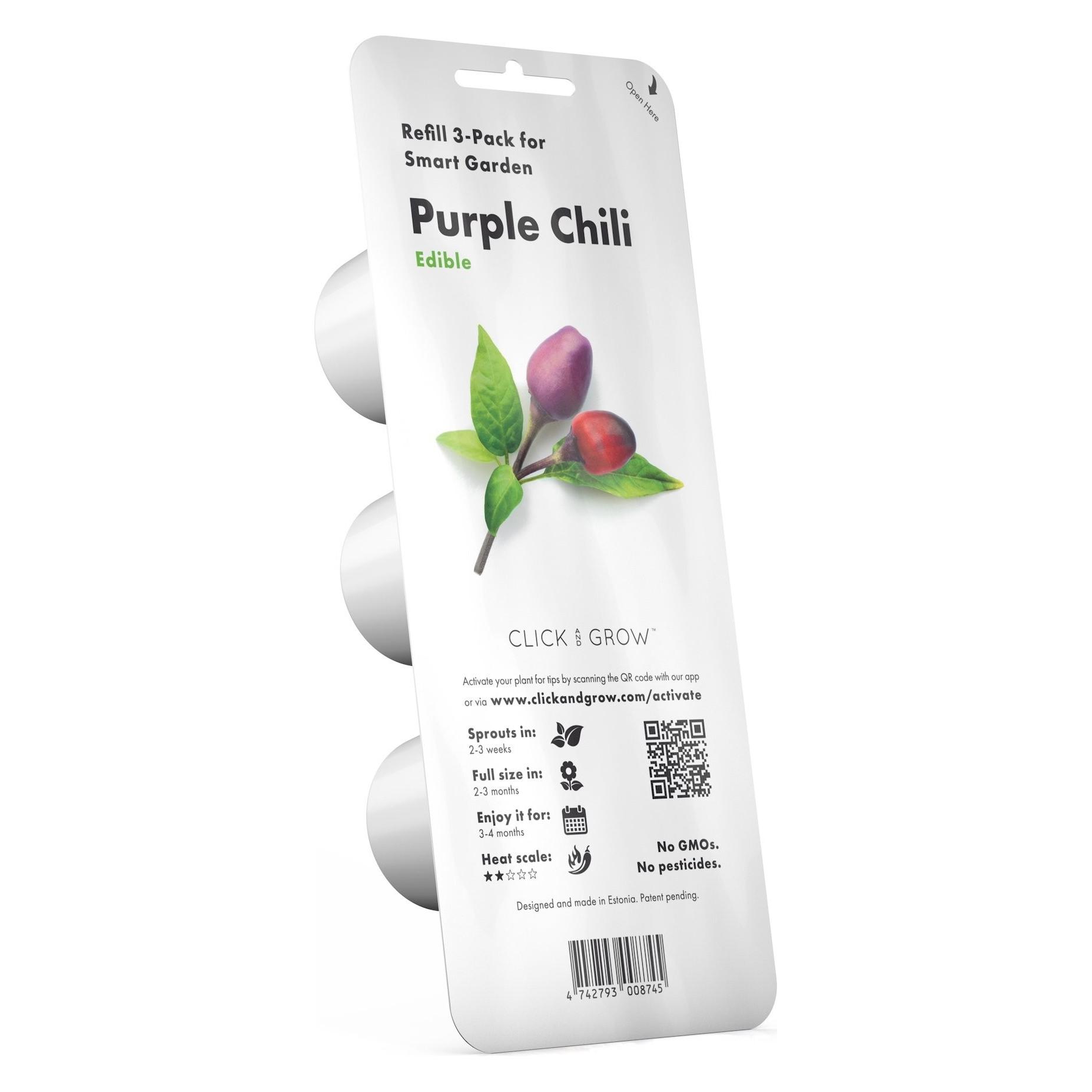 Click and Grow Lila Chilli (Gemüsesamen) (4742793008745)