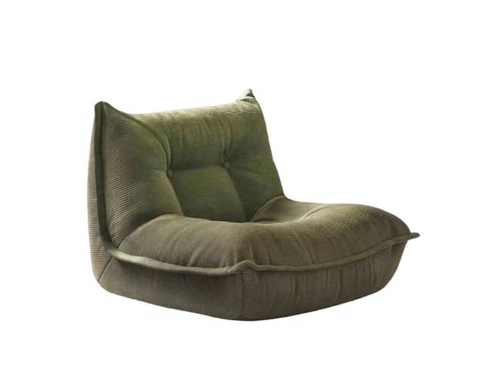 Xumh2024-3 Sitzsack Lazy Sofa, einzelnes kleines for kleine Wohnungen, lässiger Lounge-Sessel for Schlafzimmer(Green)