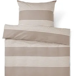 Tchibo - Biber-Bettwäsche - taupe