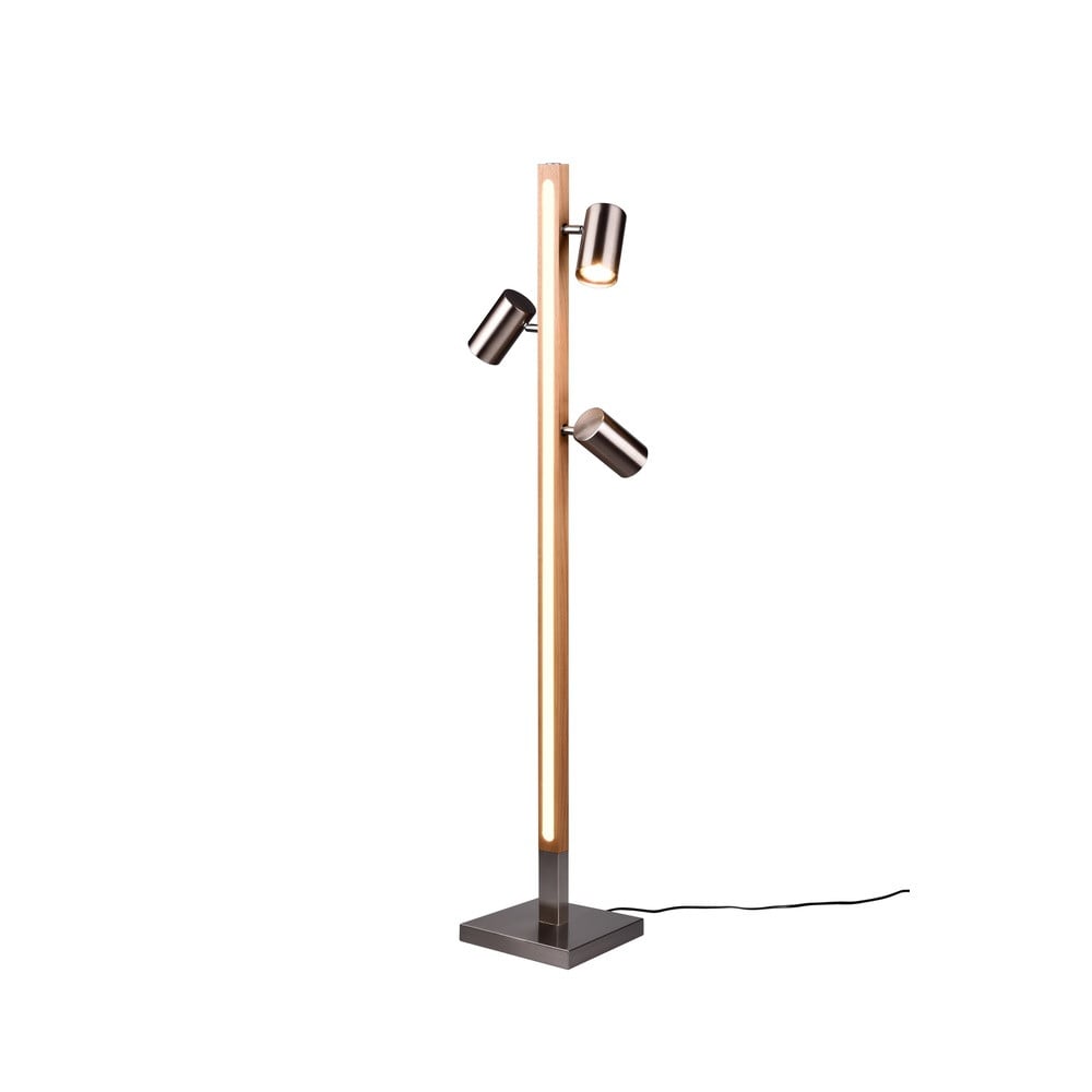 Trio Marley Design Vloerlamp - Zilver/Grijs - Hoogte: 130 cm