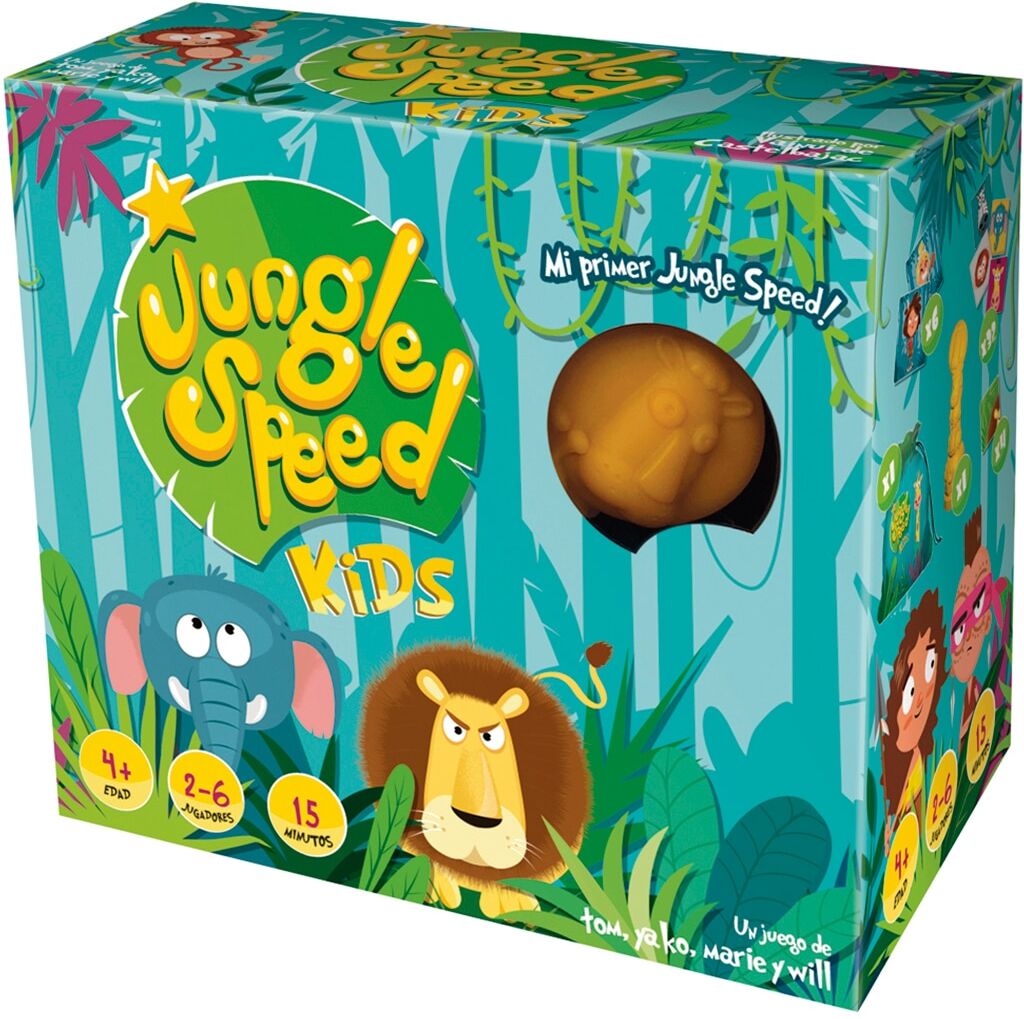 Asmodee Juego de Mesa Jungle Speed Kids .