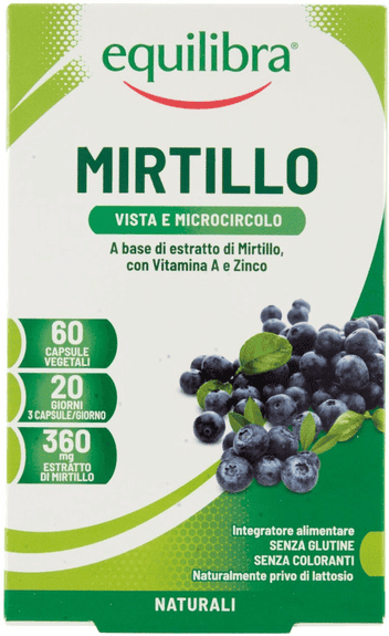 Equilibra Mirtillo Integratore Antiossidante 60 Perle